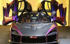Đại lý bán Pagani Huayra cho Minh "Nhựa" chào khách siêu phẩm McLaren Senna có bộ áo "tắc kè"