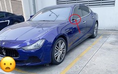 Maserati Ghibli biển Sài thành bị mất một gương bên tài, va quẹt hay do kẻ gian vặt gương?