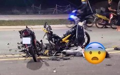 Quận 9: Va chạm giao thông khiến hai xe máy nát bét, 2 người thương vong