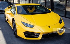 Cận cảnh siêu xe Lamborghini Huracan LP580-2 mới về "làm dâu" Cần Thơ