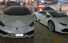 Lamborghini Huracan từng rao bán 11,5 tỷ đồng bị bắt gặp phủ bụi dày đặc ở ngoại thất trong hầm gửi xe
