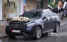 Trung vệ Duy Mạnh đón dâu bằng Mercedes-Benz GLC 300 hơn 2 tỷ đồng