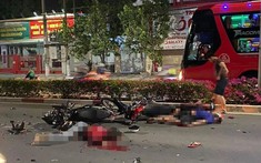 Bình Dương: Thanh niên điều khiển xe Honda Winner chạy ngược chiều gây tai nạn, một người tử vong