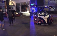Video các bạn trẻ săn đón siêu phẩm Pagani Huayra của Minh "Nhựa" tại quán bar lúc nửa đêm