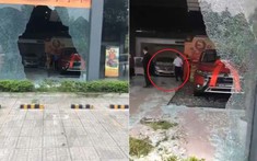 Thái Nguyên: Tài xế lùi ô tô vào đại lý Mitsubishi, suýt trúng chiếc Outlander chuẩn bị giao cho khách