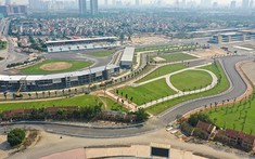 Hơn 5,6 km đường đua F1 Hà Nội đã chính thức được hoàn thành