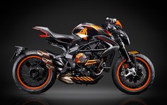 Choáng ngợp với loạt đồ chơi độ đắt tiền trên MV Agusta Dragster 800 RR TheArsenale Edition