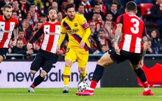 Messi im tiếng, Barca thúc thủ trước Bilbao ở tứ kết Cúp Nhà vua