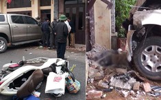 Video xe bán tải chạy lấn làn và lao vào nhà dân khiến 3 người thương vong tại Nam Định