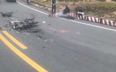 Phú Yên: Vượt ô tô tải trên đèo Cả, hai thanh niên đi xe máy tử vong