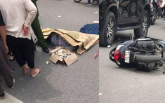 Hà Nội: 2 xe máy đối đầu trên đường Nghi Tàm, 1 người đàn ông ngã đập đầu tử vong tại chỗ