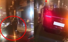 Video: Tài xế xe Porsche Panamera hất cảnh sát cơ động lên nắp capô tại Sài thành