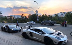 Cặp đôi Lamborghini Aventador của đại gia Việt lên Đà Lạt trốn dịch corona