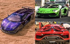 Bộ 3 siêu xe Lamborghini Aventador SVJ của nhà giàu Ấn Độ