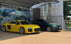 Sau Ferrari 488 Spider, đến lượt siêu xe Audi R8 V10 PLus về "làm dâu" tại tỉnh Bình Phước