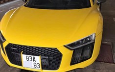 Audi R8 V10 PLus đầu tiên ở Bình Phước đã có "hộ khẩu", con số 93 lặp đầu và khoá đuôi
