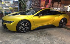 BMW i8 diện áo vàng nhám giữa tình hình dịch Covid-19 đang khá căng thẳng