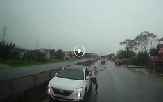 Tài xế lái xe ngược chiều trên QL1A, thách thức xe tải bị phạt 4 triệu đồng, tước GPLX 3 tháng