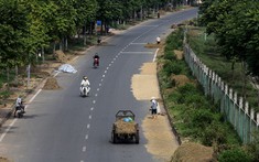 Đường gom Đại lộ Thăng Long thành đường một chiều bắt đầu từ hôm nay