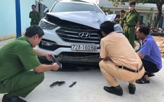 Bà Rịa - Vũng Tàu: Bị ô tô Hyundai Santa Fe tông ở vận tốc 100 km/h, đại úy công an hi sinh
