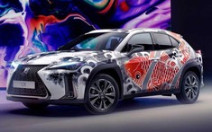 Đây là chiếc xe "xăm hình đầu tiên trên thế giới" của Lexus với chi phí trên 3,2 tỷ đồng