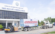 Ngay sau khi có mã số xuất khẩu, vinamilk xuất lô sữa đặc đầu tiên sang Trung Quốc