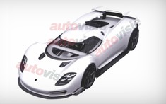 Porsche bất ngờ để rò rỉ hình ảnh hypercar mới