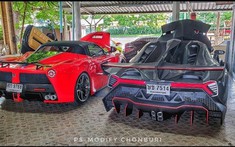 Đây là xưởng độ chuyên biến ô tô bình dân thành siêu xe Lamborghini và Ferrari "giả cầy"