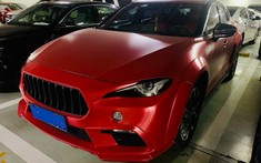 Đây là một chiếc Mazda CX-4 nhái Maserati Levante của người Trung Quốc