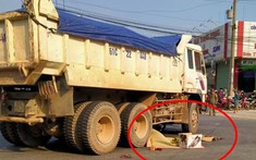 Bình Dương: Va chạm giữa xe ben và xe máy khiến người phụ nữ chết thảm