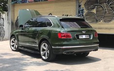 Bentley Bentayga V8 màu xanh British Racing độc nhất Việt Nam mang biển số tam hoa 8 tuyệt đẹp
