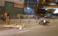 Gò Vấp: Tông vào đuôi xe tải chở cột bê tông, thanh niên chạy xe máy tử vong tại chỗ
