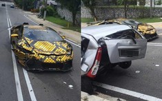 Lái Lamborghini Huracan gây tai nạn, đại gia mua ô tô mới tinh để đền cho người phụ nữ