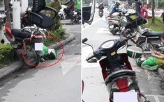 Hà Nội: Tránh xe khác, tài xế GrabBike chạy ngược chiều tông xe máy vào trụ điện, một người nguy kịch