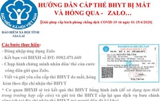 BHXH tỉnh Gia Lai thực hiện cấp thẻ BHYT qua mạng xã hội Zalo trong thời gian cách ly xã hội