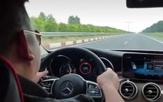 Tài xế lái Mercedes-Benz ở vận tốc 234 km/h trên cao tốc Long Thành - Dầu Giây bị phạt 7,5 triệu đồng