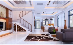 Mẫu thiết kế nội thất biệt thự 3 tầng sang trọng, hút mọi ánh nhìn