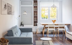 "Combo" phòng khách kết hợp phòng ăn dành cho căn hộ nhỏ