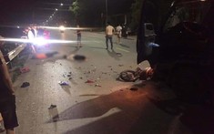 Hà Nam: Xe máy kẹp 3 đối đầu ô tô tải, 3 thanh niên thương vong