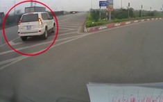 Video: Toyota Land Cruiser Prado biển xanh đi lùi trên cao tốc Nội Bài - Hạ Long, tài xế có thể bị phạt 18 triệu đồng