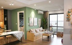 Hoàn thiện căn hộ 57m2 với 100 triệu đồng nhờ tự đóng nội thất