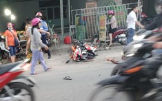 Đồng Nai: Yamaha R15 tông thẳng vào xe máy qua đường, 2 người bị thương nặng