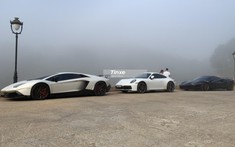 Ngắm dàn siêu xe trăm tỷ đồng của đoàn Car Passion "tắm sương" sớm ở Đà Lạt