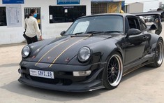 Porsche 930 Turbo có gói độ siêu khủng do người Việt nhập về Campuchia ra biển số "CoVi.19"
