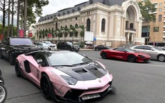 Siêu xe Lamborghini Aventador độ khủng của Đà Lạt tụ tập cùng McLaren 720S Spider và Rolls-Royce Cullinan tại Sài thành