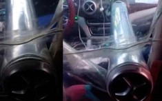 Tài xế ở Trung Quốc chế điều hoà cho hàng ghế phía sau khiến hành khách không khỏi sợ hãi