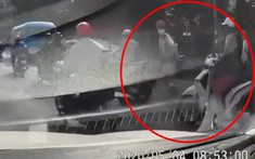 Video: Nữ "Ninja" chạy Honda SH thông chốt CSGT dẫn đến va chạm với xe ô tô rồi bỏ chạy