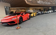 Đoàn siêu xe Car Passion check in tại khách sạn nằm ở trung tâm Đà Lạt, hứa hẹn quẩy tưng bừng vào tối nay