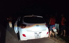 Video quay khoảnh khắc tài xế lái Hyundai Grand i10 hất CSGT lên nắp ca-pô rồi bỏ chạy 3 km tại Hà Tĩnh