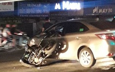Video: Vượt đèn đỏ, thanh niên điều khiển Yamaha Exciter 150 tông trúng ô tô Toyota Vios tại Hải Dương
